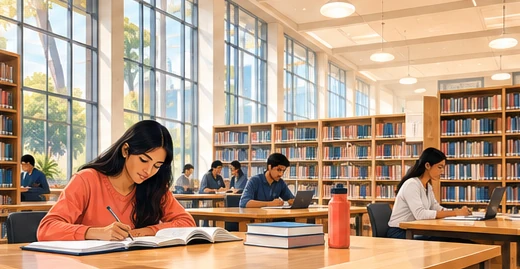 Illustration of a typical Indian pharmacy campus