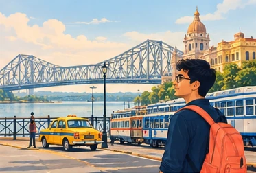 Illustration of a generic Kolkata cityscape