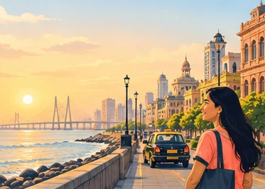 Illustration of a generic Mumbai cityscape
