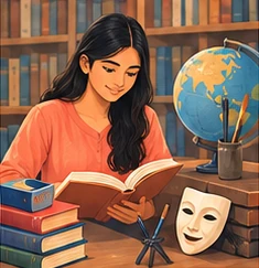 Illustration for BA humanities courses