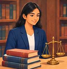 Illustration for BA LLB, CLAT courses