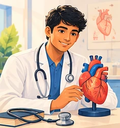 Illustration for MBBS, NEET medicine courses