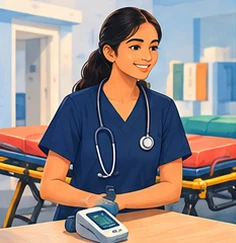 Illustration for paramedical and allied health courses