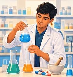 Illustration for B.Pharm D.Pharm courses
