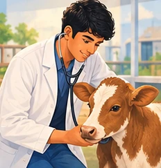 Illustration for BVSc veterinary courses